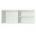 Armário De Cozinha Aéreo 100% MDF 2 Portas de Correr de Vidro Branco Acordes Madesa