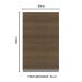 Armário De Cozinha Aéreo 100% MDF 40 cm 1 Porta Branco/Rustic Acordes Madesa