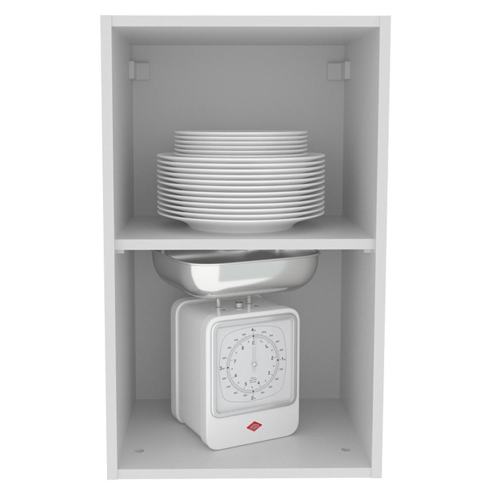 Armário De Cozinha Aéreo 100% MDF 40 cm 1 Porta Branco/Rustic Acordes Madesa