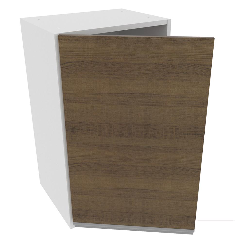 Armário De Cozinha Aéreo 100% MDF 40 cm 1 Porta Branco/Rustic Acordes Madesa