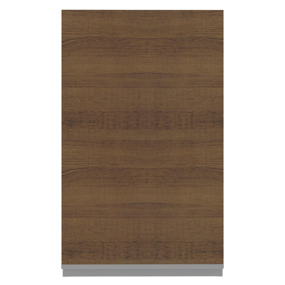 Armário De Cozinha Aéreo 100% MDF 40 cm 1 Porta Branco/Rustic Acordes Madesa