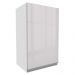 Armário De Cozinha Aéreo 100% MDF 40 cm Porta Branco Brilho Acordes Madesa