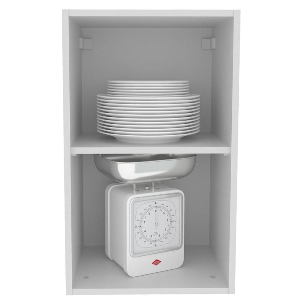 Armário De Cozinha Aéreo 100% MDF 40 cm Porta Branco Brilho Acordes Madesa