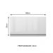 Armário De Cozinha Aéreo 100% MDF 60 cm 1 Porta Basculante Branco Brilho Acordes Madesa
