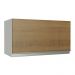 Armário De Cozinha Aéreo 100% MDF 60 cm 1 Porta Basculante Branco/Rustic Acordes Madesa