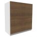 Armário De Cozinha Aéreo 100% MDF 60 cm 1 Porta Branco/Rustic Acordes Madesa