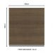 Armário De Cozinha Aéreo 100% MDF 60 cm 1 Porta Branco/Rustic Acordes Madesa