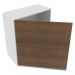 Armário De Cozinha Aéreo 100% MDF 60 cm 1 Porta Branco/Rustic Acordes Madesa