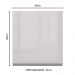 Armário De Cozinha Aéreo 100% MDF 60 cm Porta Branco Brilho Acordes Madesa