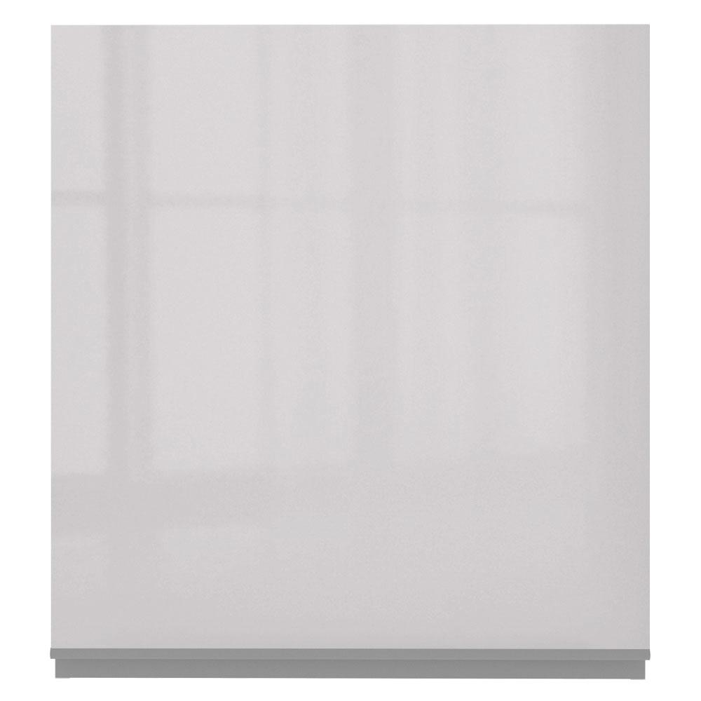 Armário De Cozinha Aéreo 100% MDF 60 cm Porta Branco Brilho Acordes Madesa