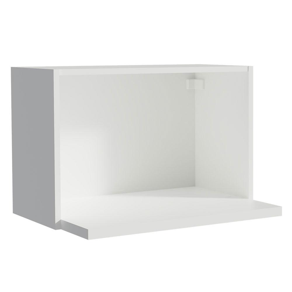 Armário De Cozinha Aéreo 100% MDF 60 cm com Nicho para Forno Branco Acordes Madesa
