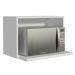 Armário De Cozinha Aéreo 100% MDF 60 cm com Nicho para Forno Branco Acordes Madesa
