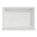 Armário De Cozinha Aéreo 100% MDF 60 cm com Nicho para Forno Branco Acordes Madesa