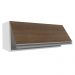 Armário De Cozinha Aéreo 100% MDF 80 cm 1 Porta Branco/Rustic Acordes Madesa