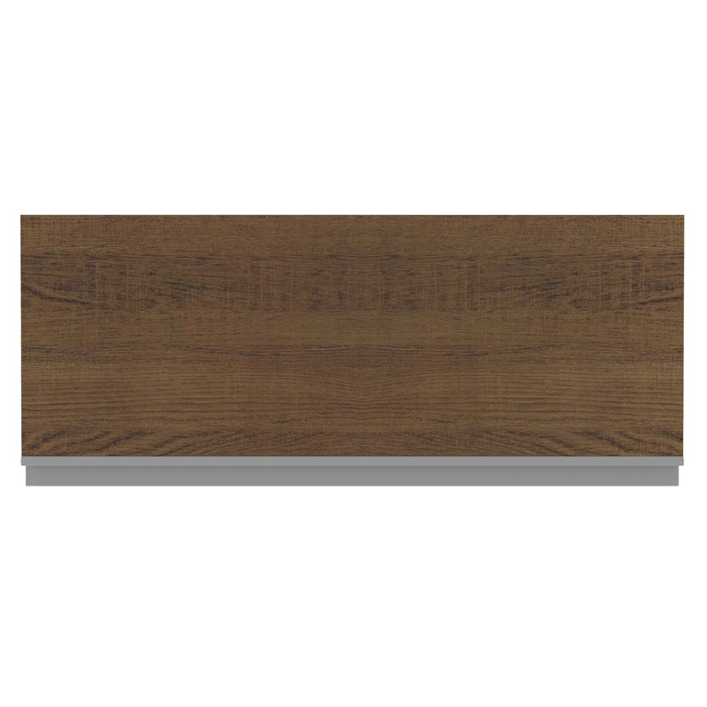 Armário De Cozinha Aéreo 100% MDF 80 cm 1 Porta Branco/Rustic Acordes Madesa