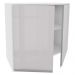 Armário De Cozinha Aéreo 100% MDF 80 cm 2 Portas Branco Brilho Acordes Madesa