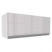 Armário De Cozinha Aéreo 100% MDF 80 cm Porta Branco Brilho Acordes Madesa