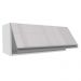 Armário De Cozinha Aéreo 100% MDF 80 cm Porta Branco Brilho Acordes Madesa