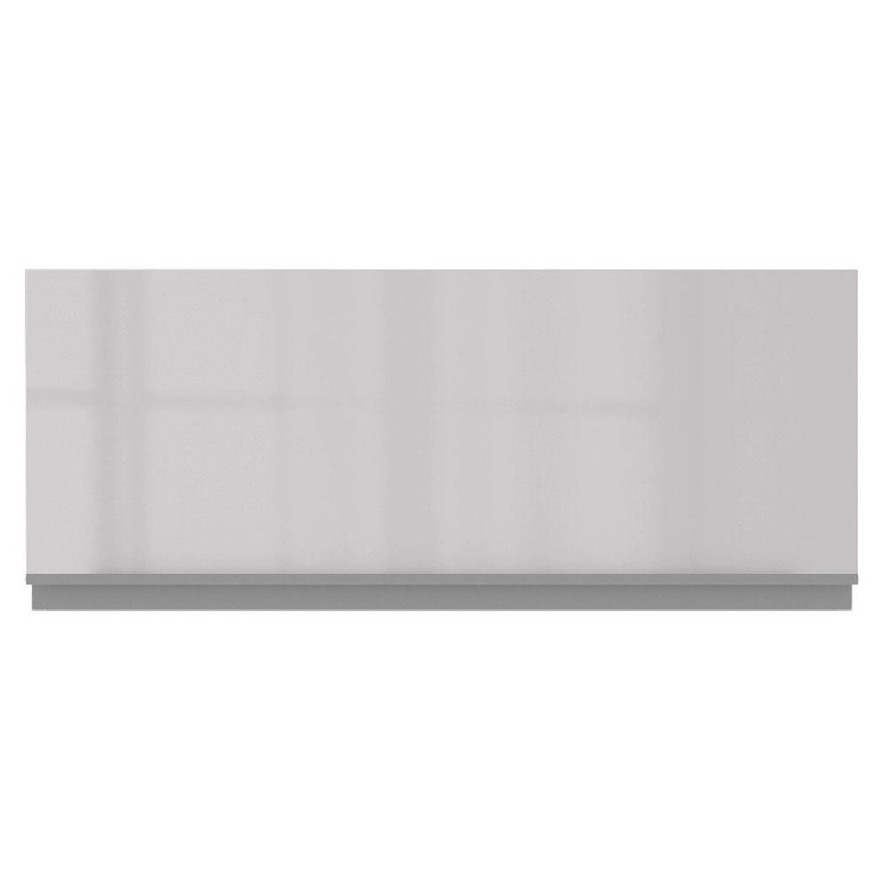 Armário De Cozinha Aéreo 100% MDF 80 cm Porta Branco Brilho Acordes Madesa