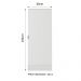 Armário Multiuso 60 cm 1 porta Branco Madesa
