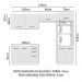 Armário de  Cozinha Completa 270cm Branco Agata Madesa 08