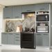 Armário de  Cozinha Completa 270cm Branco/Cinza Agata Madesa 08