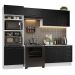 Armário de  Cozinha Completa 270cm Branco/Preto Agata Madesa 07