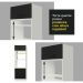 Armário de  Cozinha Completa 270cm Branco/Preto Agata Madesa 07