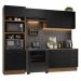 Armário de  Cozinha Completa 270cm Rustic/Preto Agata Madesa 07