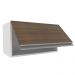 Armário de Cozinha Aéreo 1 Porta Suspensa Branco/Rustic Glamy Madesa