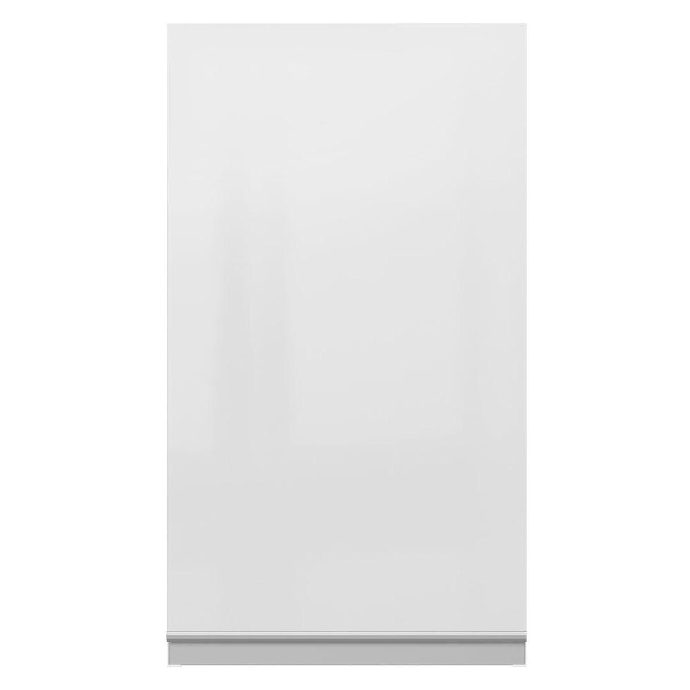 Armário de Cozinha Aéreo 100% MDF 35 cm 1 Porta Branco Brilho Acordes Madesa