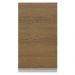 Armário de Cozinha Aéreo 100% MDF 35 cm 1 Porta Branco/Rustic Acordes Madesa