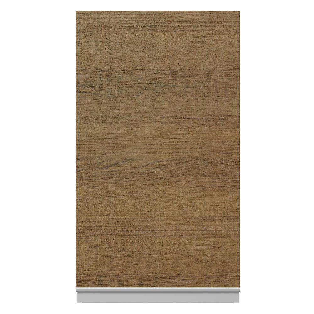 Armário de Cozinha Aéreo 100% MDF 35 cm 1 Porta Branco/Rustic Acordes Madesa