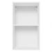 Armário de Cozinha Aéreo 100% MDF 35 cm 1 Porta Branco/Rustic Acordes Madesa