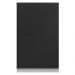 Armário de Cozinha Aéreo 100% MDF 40 cm 1 Porta Branco/Preto Acordes Madesa