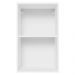 Armário de Cozinha Aéreo 100% MDF 40 cm 1 Porta Branco/Preto Acordes Madesa