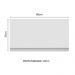 Armário de Cozinha Aéreo 100% MDF 60 cm 1 Porta Basculante Branco Smart Madesa