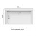 Armário de Cozinha Aéreo 100% MDF 60 cm 1 Porta Basculante Branco Smart Madesa