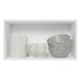 Armário de Cozinha Aéreo 100% MDF 60 cm 1 Porta Basculante Branco/Crema Smart Madesa