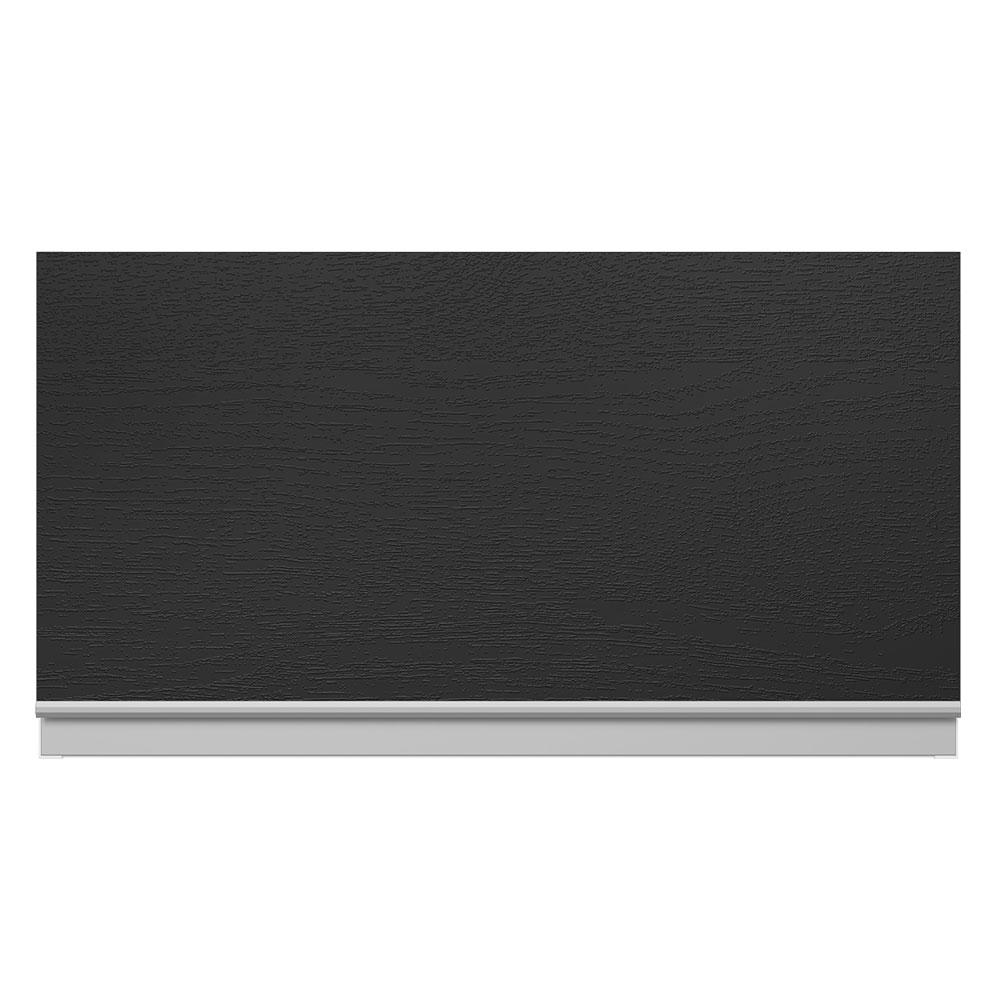 Armário de Cozinha Aéreo 100% MDF 60 cm 1 Porta Basculante Branco/Preto Acordes Madesa