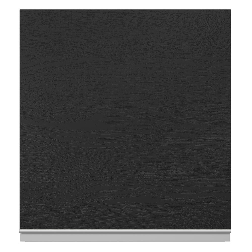 Armário de Cozinha Aéreo 100% MDF 60 cm 1 Porta Branco/Preto Acordes Madesa