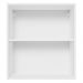 Armário de Cozinha Aéreo 100% MDF 60 cm 1 Porta Branco/Preto Acordes Madesa