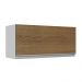 Armário de Cozinha Aéreo 100% MDF 70 cm 1 Porta Basculante Branco/Rustic Acordes Madesa