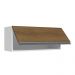 Armário de Cozinha Aéreo 100% MDF 70 cm 1 Porta Basculante Branco/Rustic Acordes Madesa