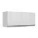 Armário de Cozinha Aéreo 100% MDF 70 cm 1 Porta Basculante Frente Branco Brilho Acordes Madesa