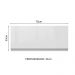 Armário de Cozinha Aéreo 100% MDF 70 cm 1 Porta Basculante Frente Branco Brilho Acordes Madesa