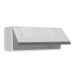 Armário de Cozinha Aéreo 100% MDF 70 cm 1 Porta Basculante Frente Branco Brilho Acordes Madesa