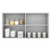 Armário de Cozinha Aéreo 120 cm 2 Portas Branco Agata Madesa