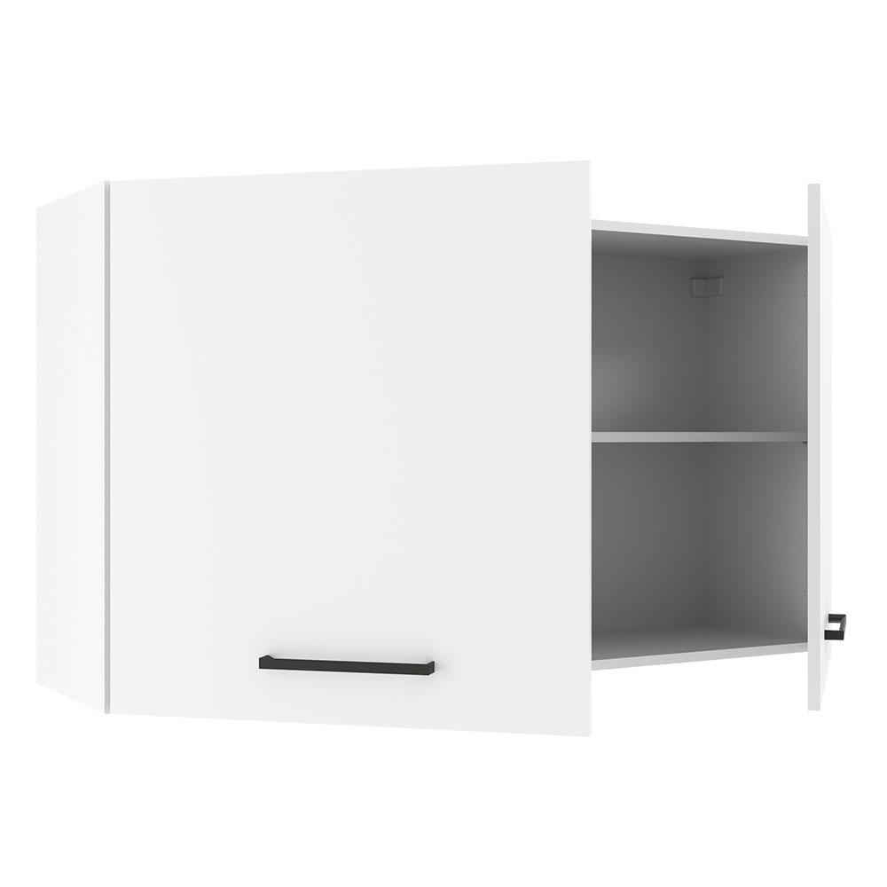 Armário de Cozinha Aéreo 120 cm 2 Portas Branco Agata Madesa