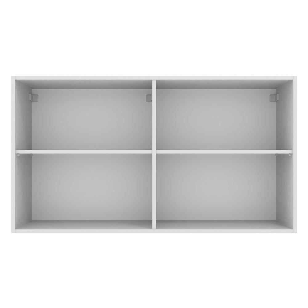 Armário de Cozinha Aéreo 120 cm 2 Portas Branco Agata Madesa